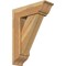 Ekena Millwork Traditional Traditional Rough Sawn Bracket w/ Offset Brace, Western Red Cedar, 8"W x 24"D x 32"H BKT0806X24X32TRA01RWR - alternate 1